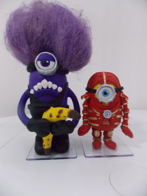 Minion homem de ferro e minion evil gde.