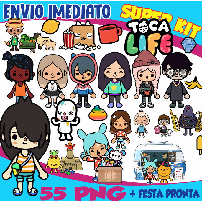 Imagem 1 - Kit Digital Toca Life World + Festa Pronta