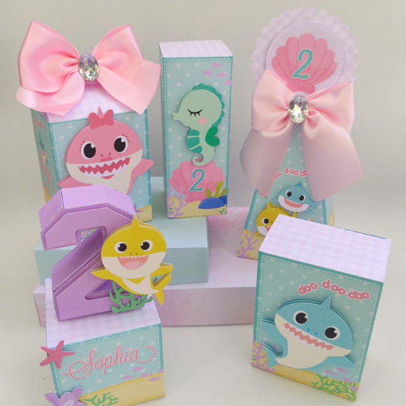 Baby Shark Personalizados (50 Itens ) | Elo7 Produtos Especiais