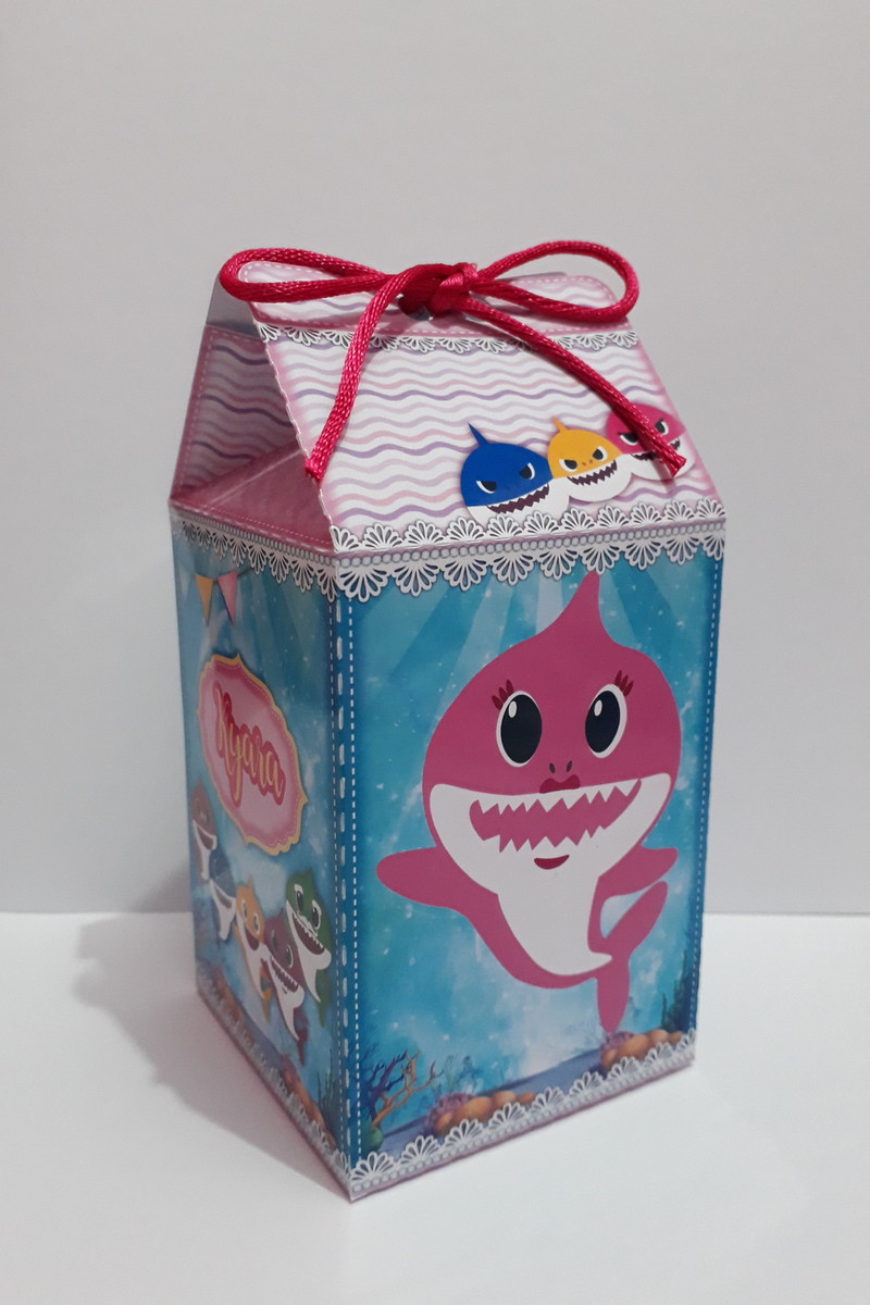 Caixa Milk Baby Shark no Elo7 | Samanta Personalizados (1000FF1)