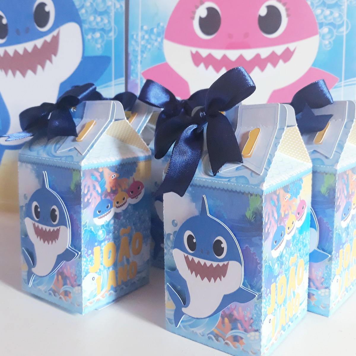 Kit Festa Personalizados Baby Shark no Elo7 | Dona Maria Personalizados ...