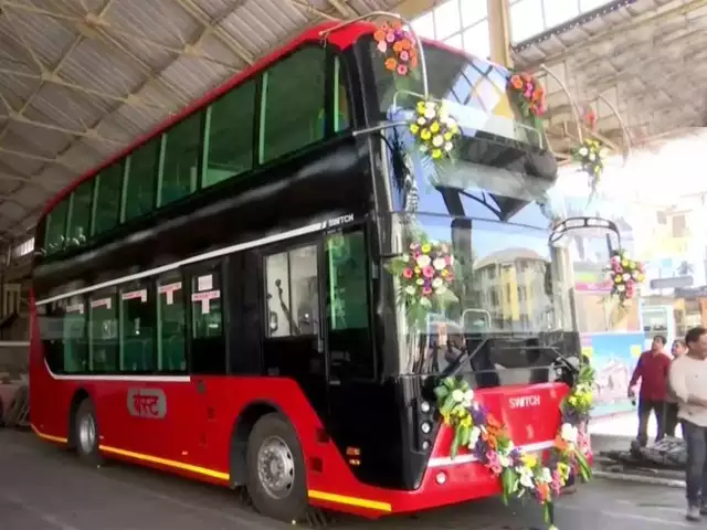 India's first electric AC double-decker bus