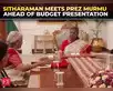 Union Budget 2025 | FM Sitharaman meets Prez Murmu:Image