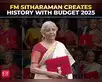 FM Sitharaman makes history with 8th consecutive Budget:Image