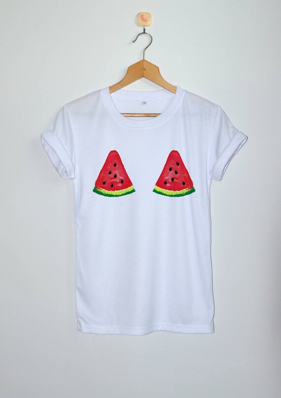 Watermelon Shirt Watermelon boob Shirt boob boobs Shirt