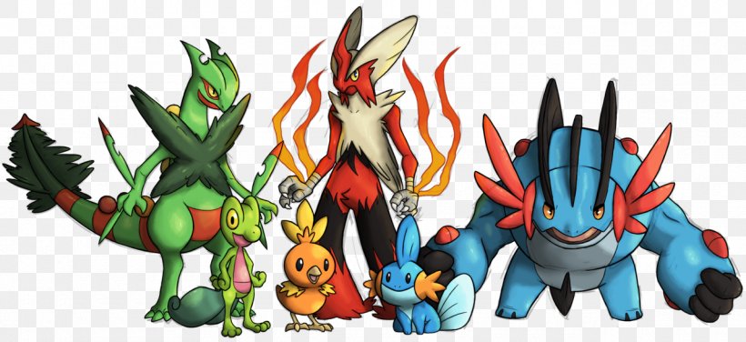 Blaziken And Sceptile