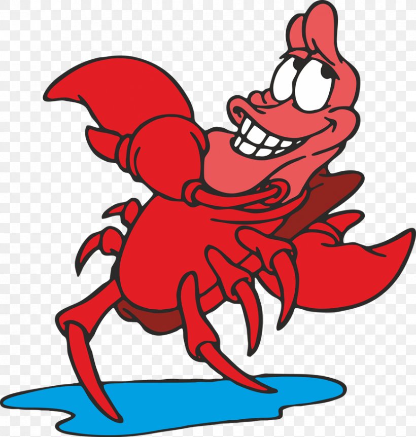 Ariel King Triton Crab Sebastian Clip Art, PNG, 868x913px, Watercolor ...