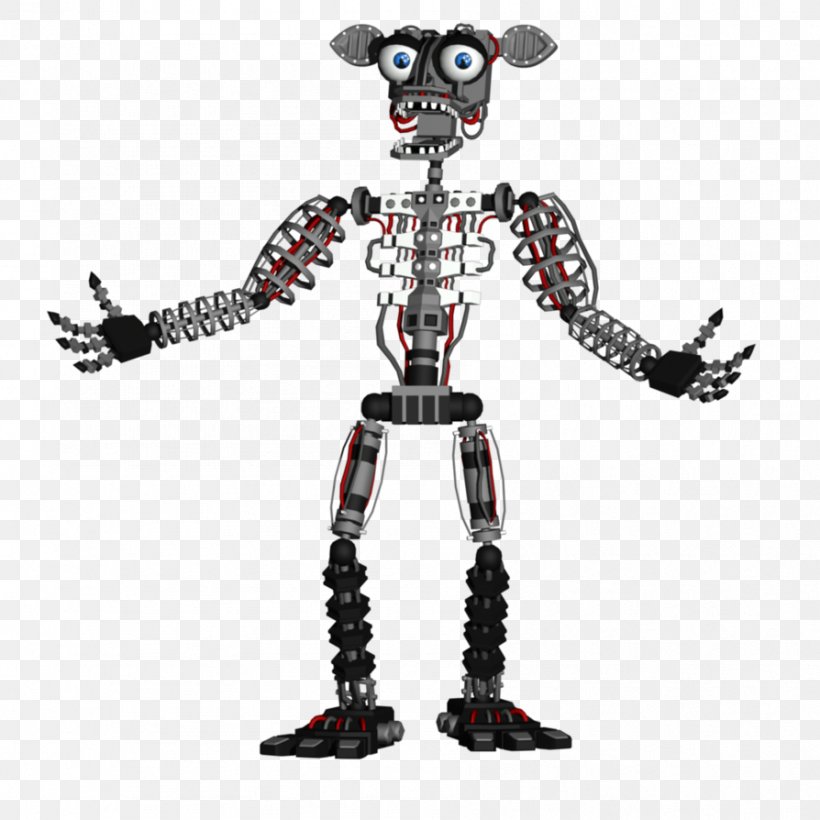 Five Nights At Freddy's 2 Endoskeleton Digital Art, PNG, 894x894px, Endoskeleton, Action Figure, Action Toy Figures, Art, Deviantart Download Free