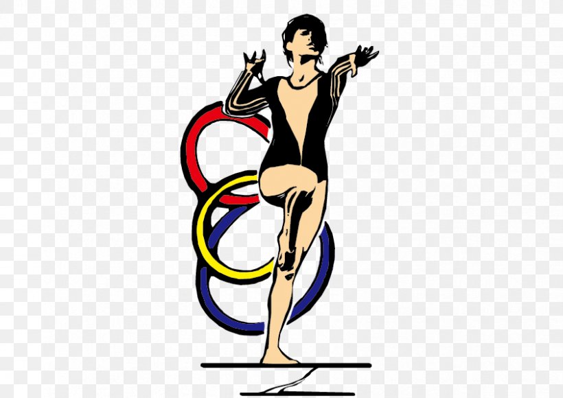 SV Rot Rhythmic Gymnastics Sport Artistic Gymnastics, PNG, 842x596px, Sv Rot, Arm, Art, Artistic Gymnastics, Cartoon Download Free