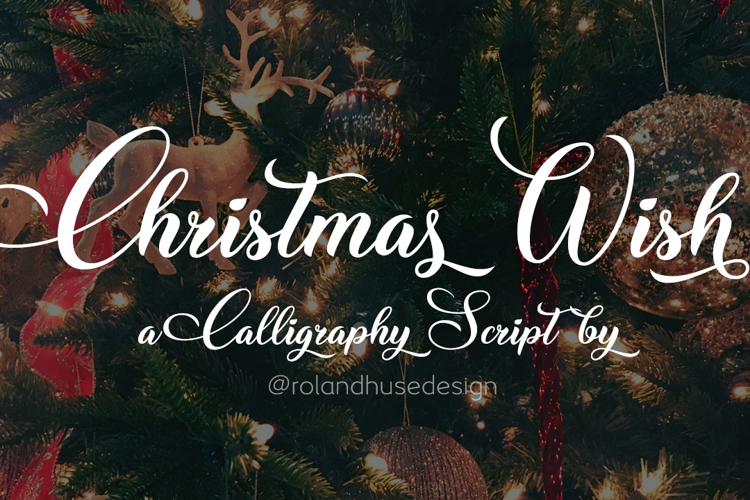 Christmas Wish Calligraphy Font