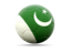 Pakistan. Football icon. Download icon.