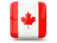 Canada. Glossy square icon. Download icon.