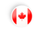 Canada. Round concave icon. Download icon.