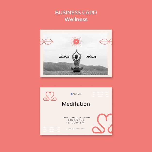 Meditation Card PSD, High Quality Free PSD Templates for Download | Freepik