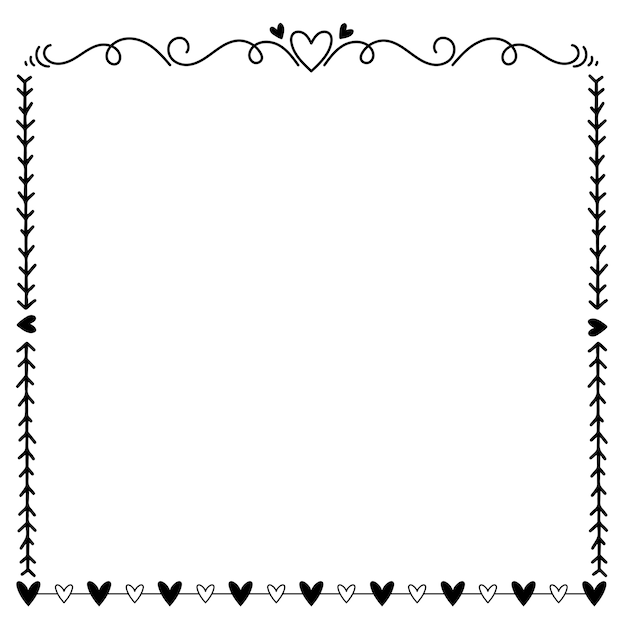 Page Border Frame Black And White Png - Infoupdate.org