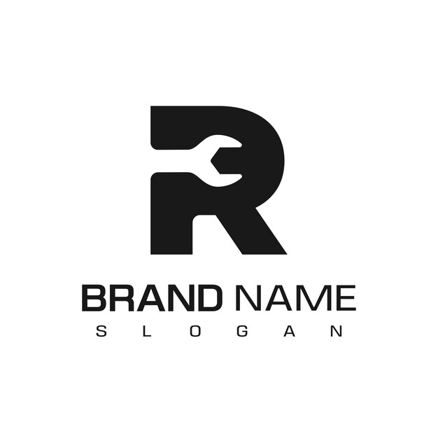 Fix store logo template | Free Vector