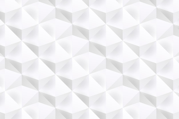 Free Vector  White wallpaper in 3d paper style