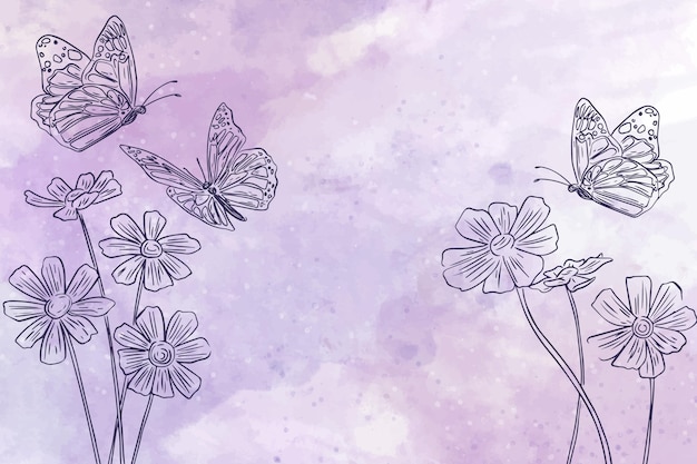 Butterfly Background Images - Free Download on Freepik