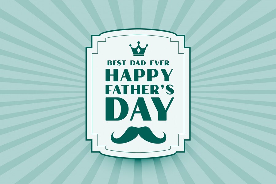 Free Vector | Retro style happy fathers day design