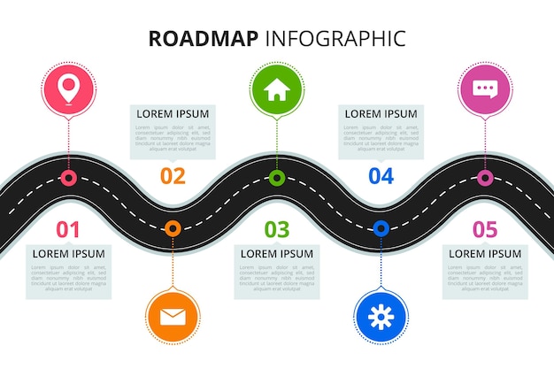 Road Map Vector