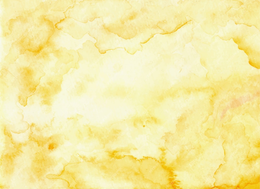 Premium Vector | Yellow abstract watercolor texture background