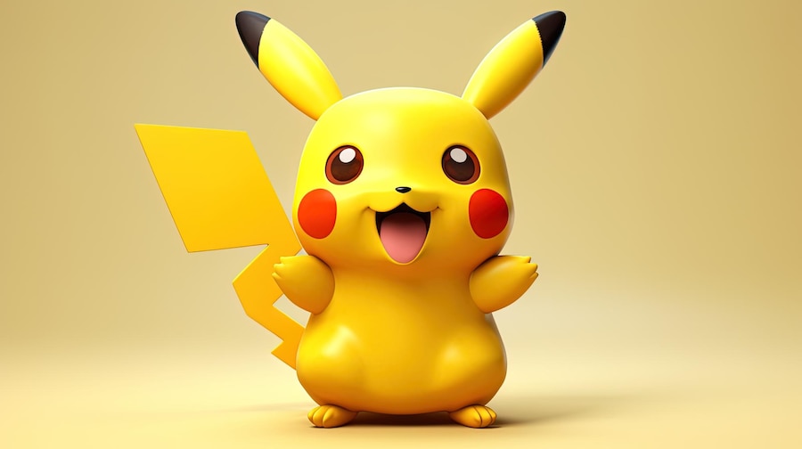 Premium AI Image | 3D Pikachu Roundicons Freebies a cute emoji cartoon ...