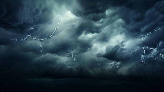 Premium AI Image | Abstract background of storm clouds