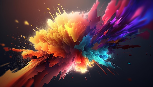 Premium Photo | Abstract bright color background Generative AI