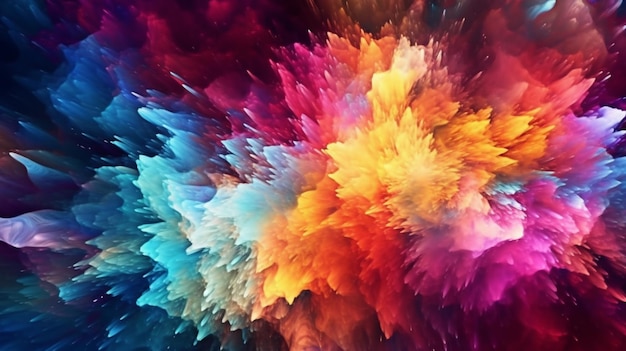 Premium AI Image | Abstract colorful background representing Generative AI