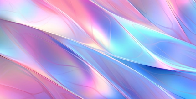 Premium AI Image | Abstract iridescent holographic background