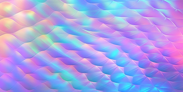 Premium AI Image | Abstract iridescent holographic background