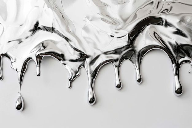 Abstract liquid metal art | Premium AI-generated image