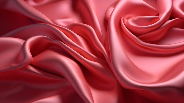 Premium AI Image | Abstract pink satin background