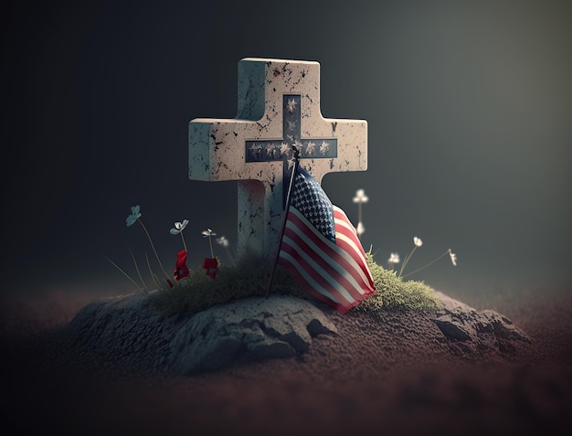 American Flag Cross Wallpaper  idusemiduedutr