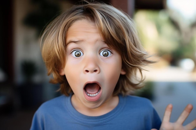 Premium Photo | An american male child with straight hair