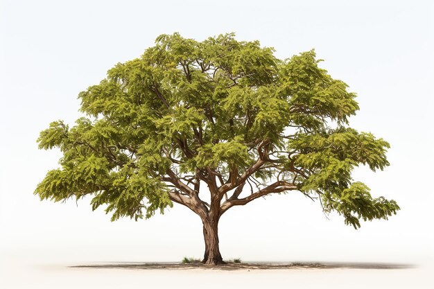 Premium Photo | Black gum tree isolated on white background