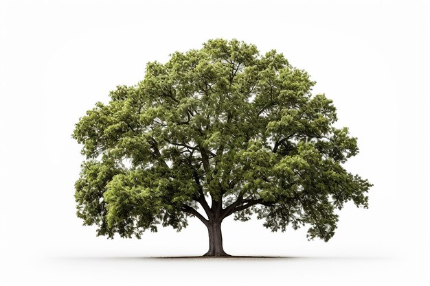 Premium AI Image | Black Gum tree isolated on white background