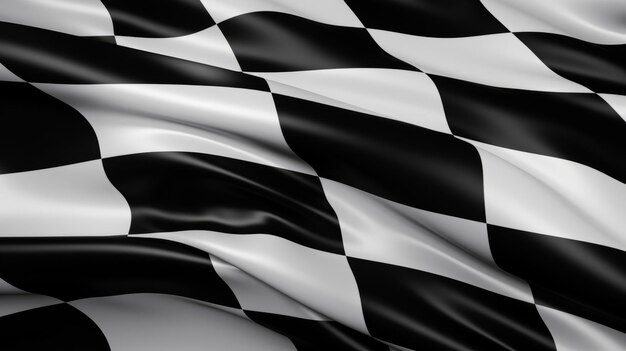 Premium Photo | Black and white checkered flag motorsport racing symbol ...