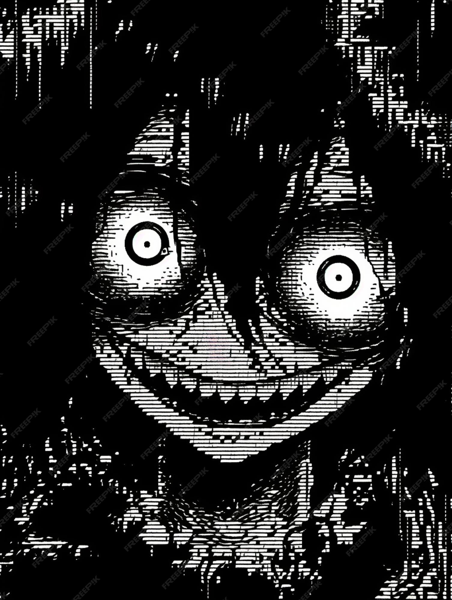 Creepy Manga Face