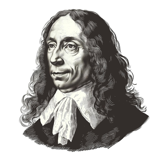 Premium Photo | Blaise Pascal portrait