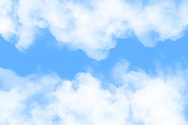 Premium Photo | Blue Sky and White Cloud Background