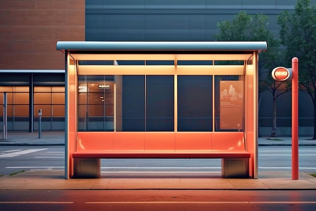 Bus stop mockups | Premium AI-generated image