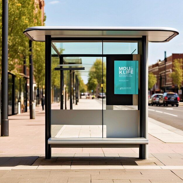 Bus stop mockups | Premium AI-generated image