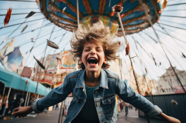 Premium AI Image | Carnival Fun Joy and Excitement in Every Frame