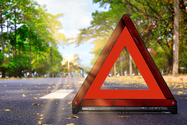 Premium Photo | Close-up of stop sign on road in park