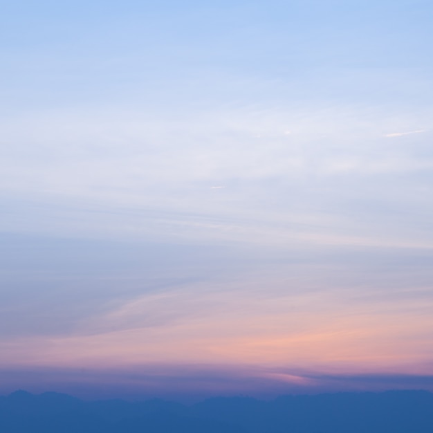 Premium Photo | Cloud and sky in evening