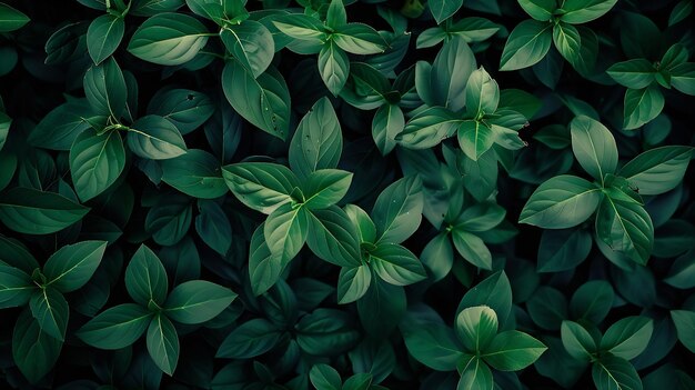 Premium Photo | Dark green leaves in the park background image ...