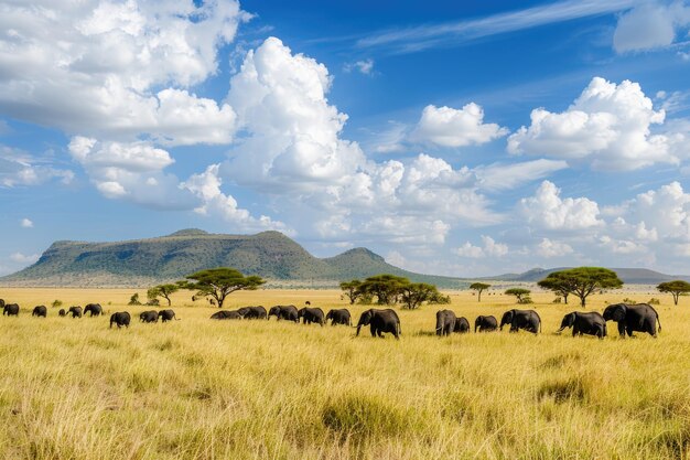 Premium Photo | Elephants bathing in Addo Elephant Park South Africa