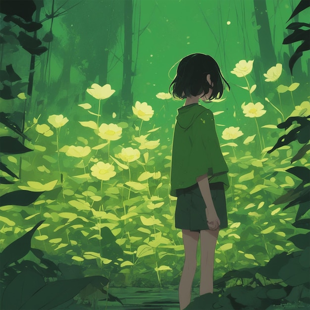 Green anime aesthetic HD wallpapers  Pxfuel