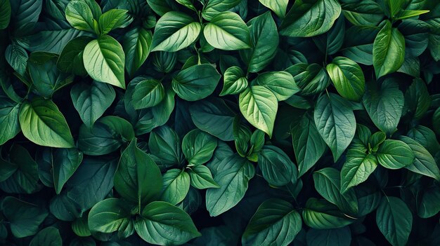 Premium Photo | Green leaves background Green leaves texturex9